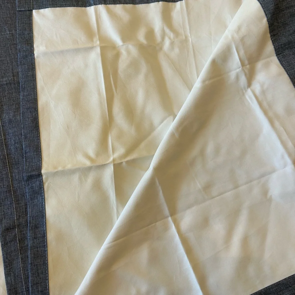 Elegant Gray Blackout Curtains. 40W X 64H. Set of 2